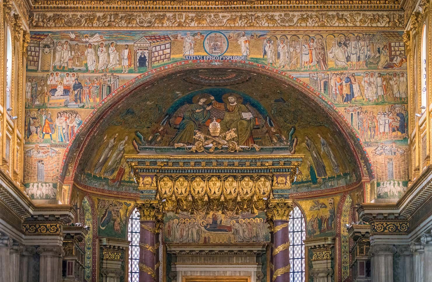 L'arco trionfale di Santa Maria Maggiore