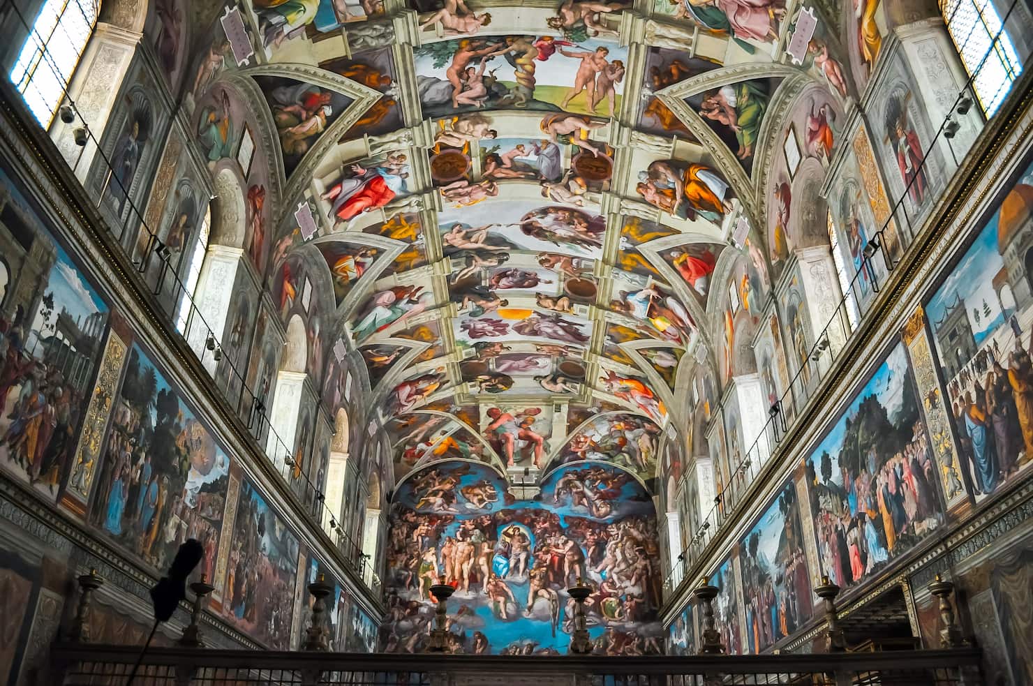 La Cappella Sistina in Vaticano affrescata da Michelangelo