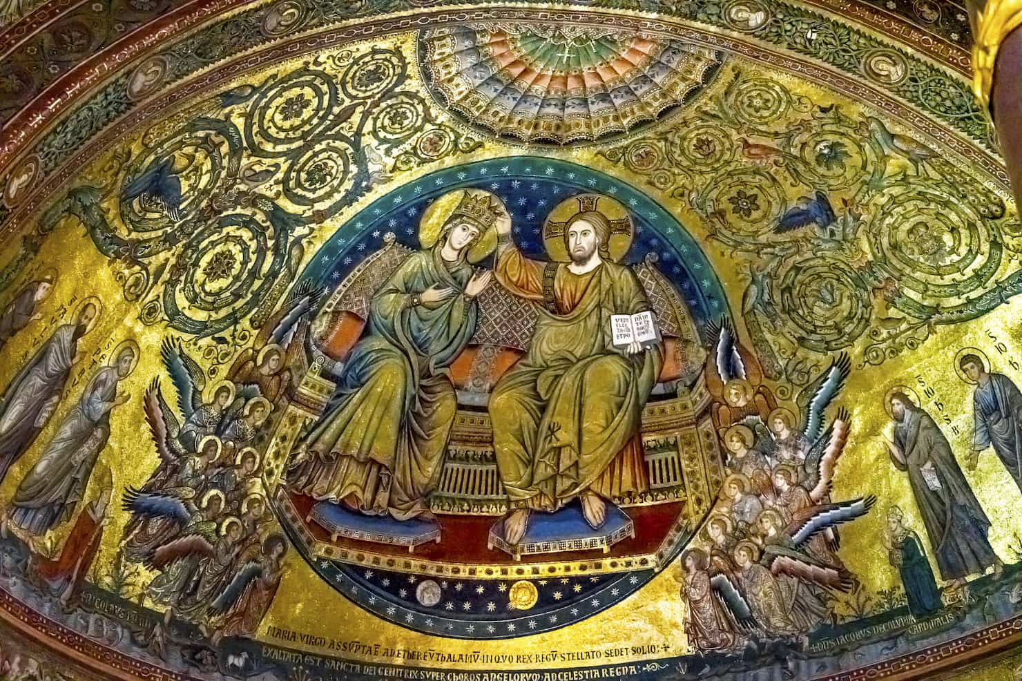 Gli splendidi mosaici ad opera di Jacopo Torriti